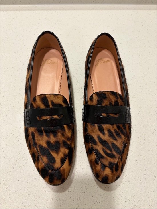 J. Crew Shoes - J. Crew Women’s Leopard Print Penny Loafers - Brown/Black